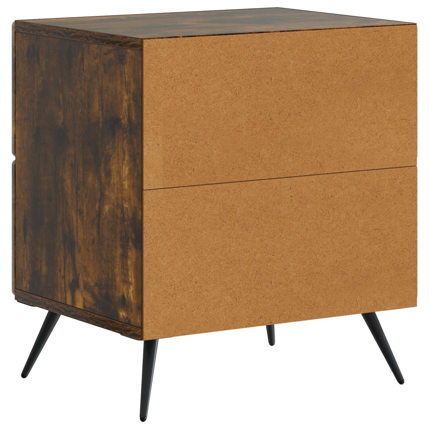 Bedside Cabinet 2 pcs Smoked Oak 43 x 34.5 x 47.5 cm