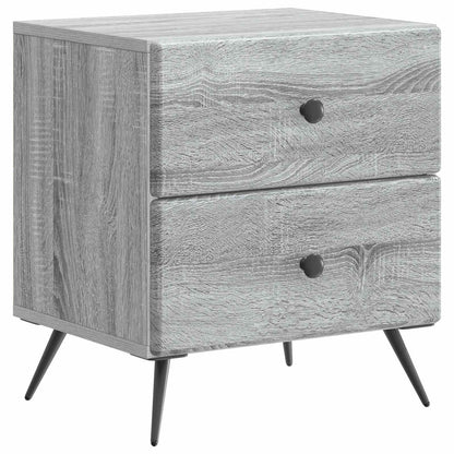 Bedside Cabinet Grey Sonoma 43 x 34.5 x 47.5 cm Engineered Wood
