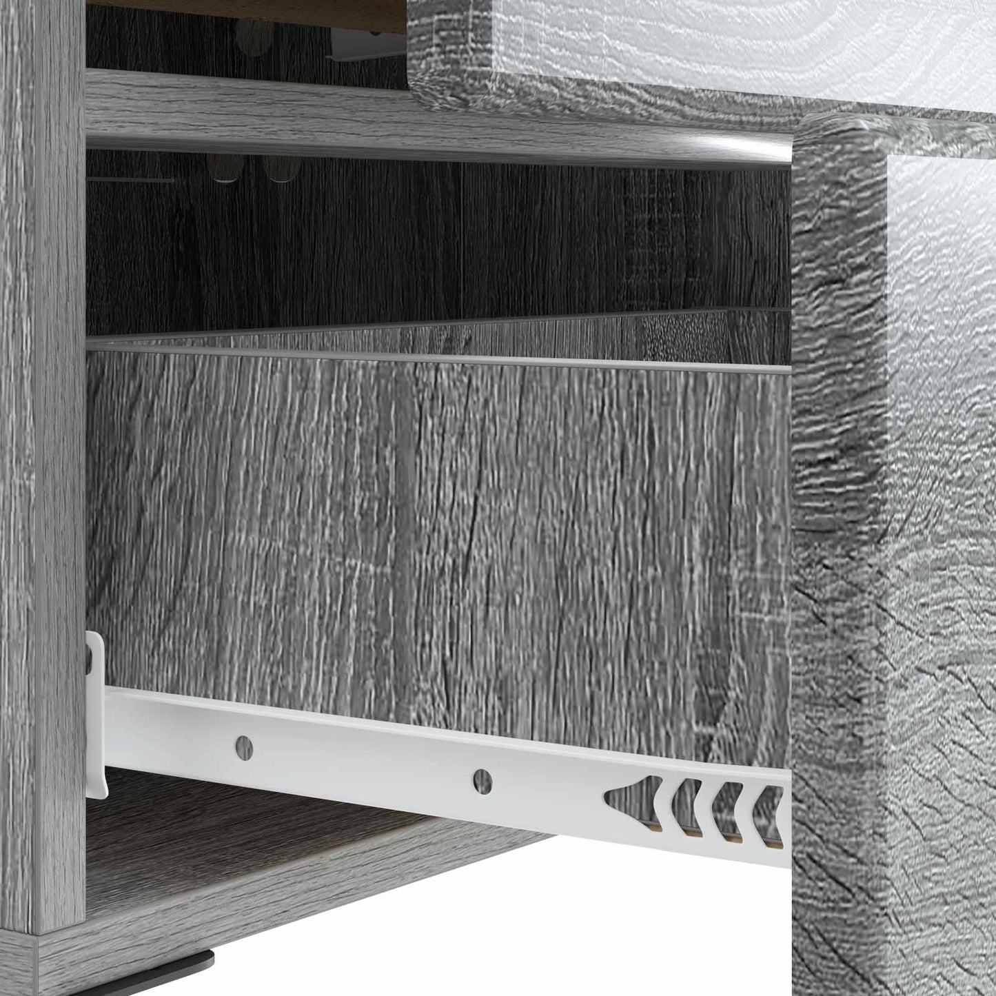 Bedside Cabinet 2 pcs Grey Sonoma 43 x 34.5 x 47.5 cm