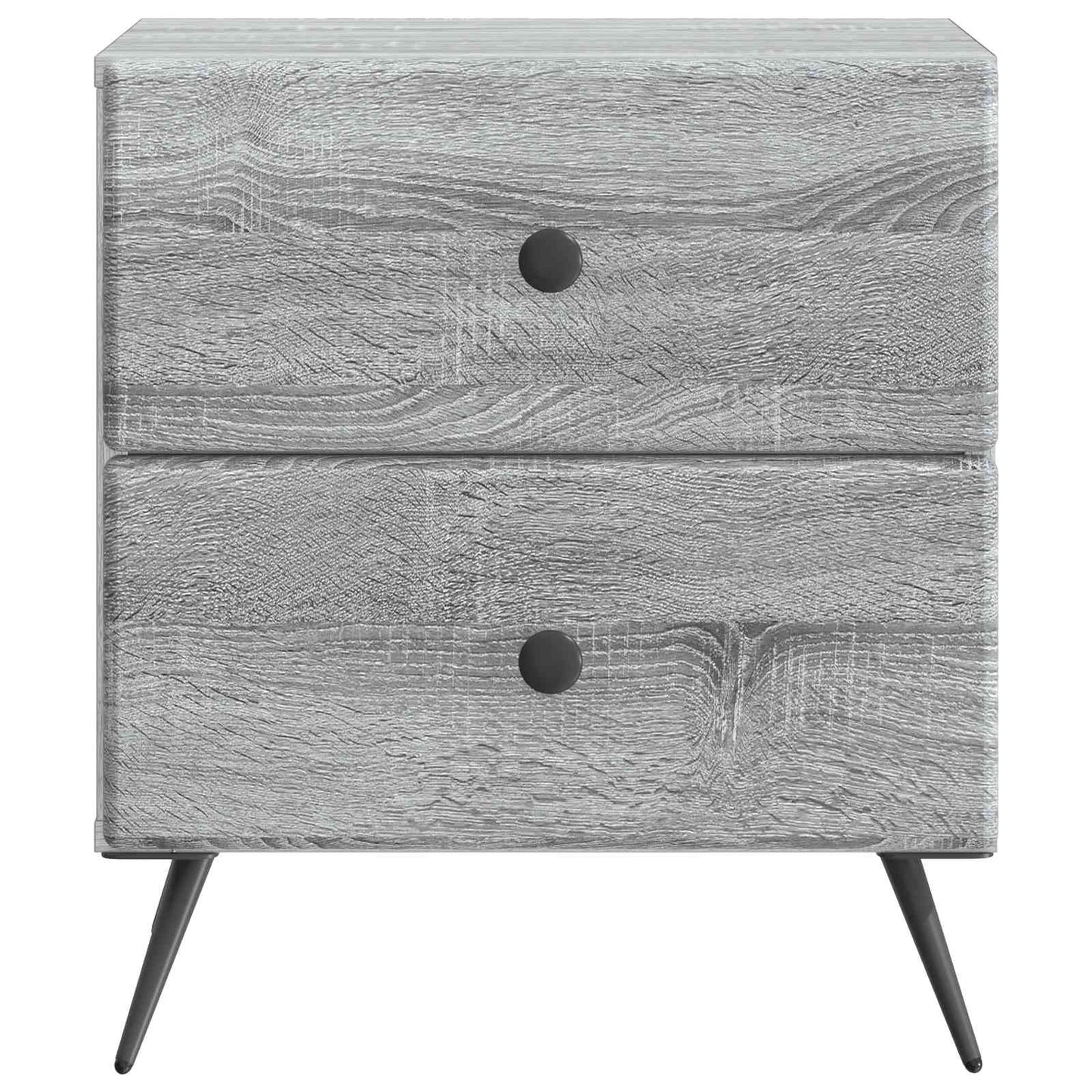 Bedside Cabinet 2 pcs Grey Sonoma 43 x 34.5 x 47.5 cm