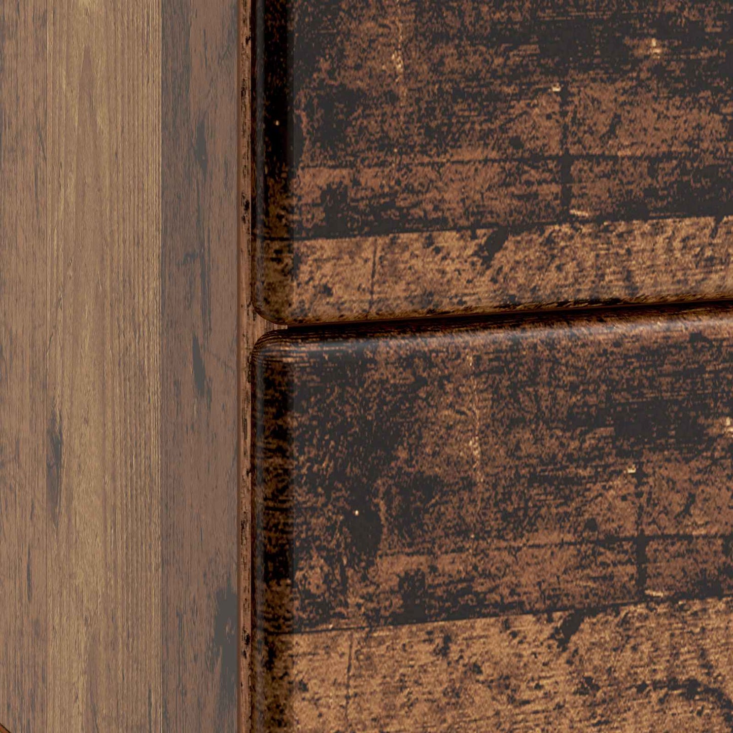 Bedside Cabinet Old Wood 43 x 34.5 x 47.5 cm Engineered Wood