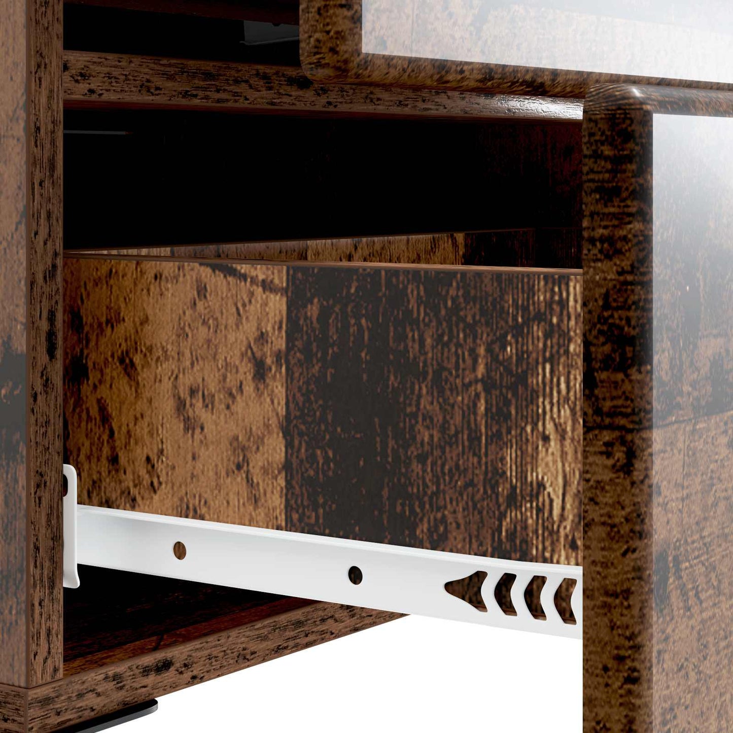 Bedside Cabinet Old Wood 43 x 34.5 x 47.5 cm Engineered Wood