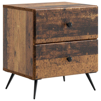 Bedside Cabinet Old Wood 43 x 34.5 x 47.5 cm Engineered Wood