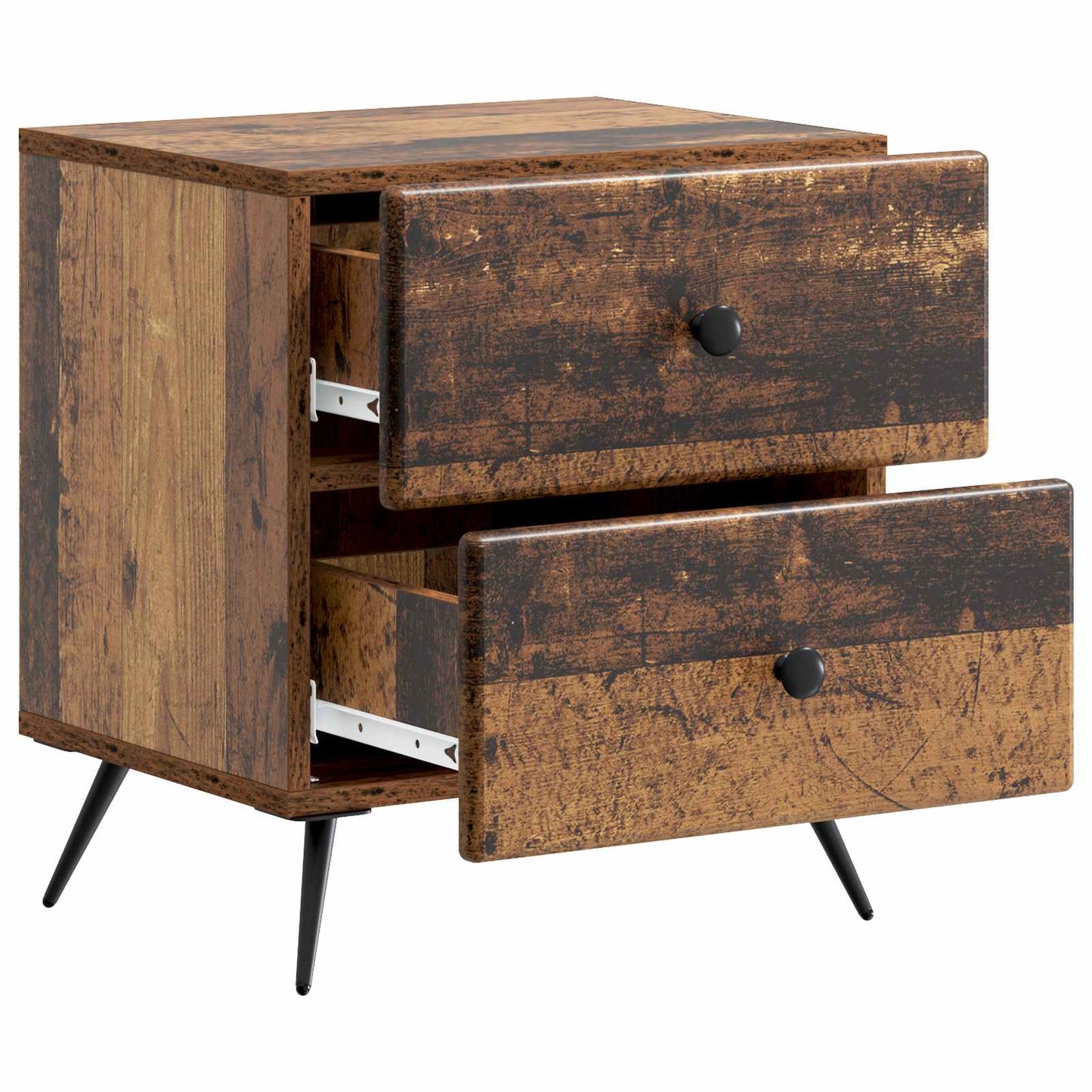 Bedside Cabinet Old Wood 43 x 34.5 x 47.5 cm Engineered Wood