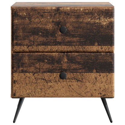 Bedside Cabinet Old Wood 43 x 34.5 x 47.5 cm Engineered Wood