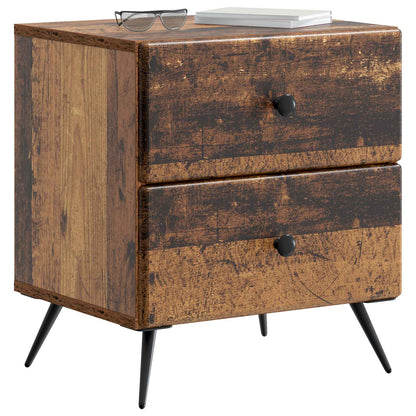 Bedside Cabinet Old Wood 43 x 34.5 x 47.5 cm Engineered Wood