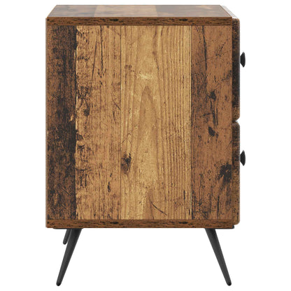 Bedside Cabinet Old Wood 43 x 34.5 x 47.5 cm Engineered Wood
