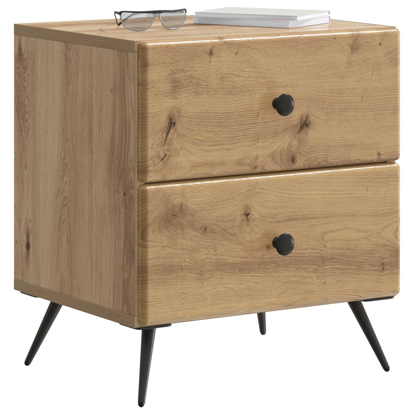 Bedside Cabinet Artisan Oak 43 x 34.5 x 47.5 cm Engineered Wood