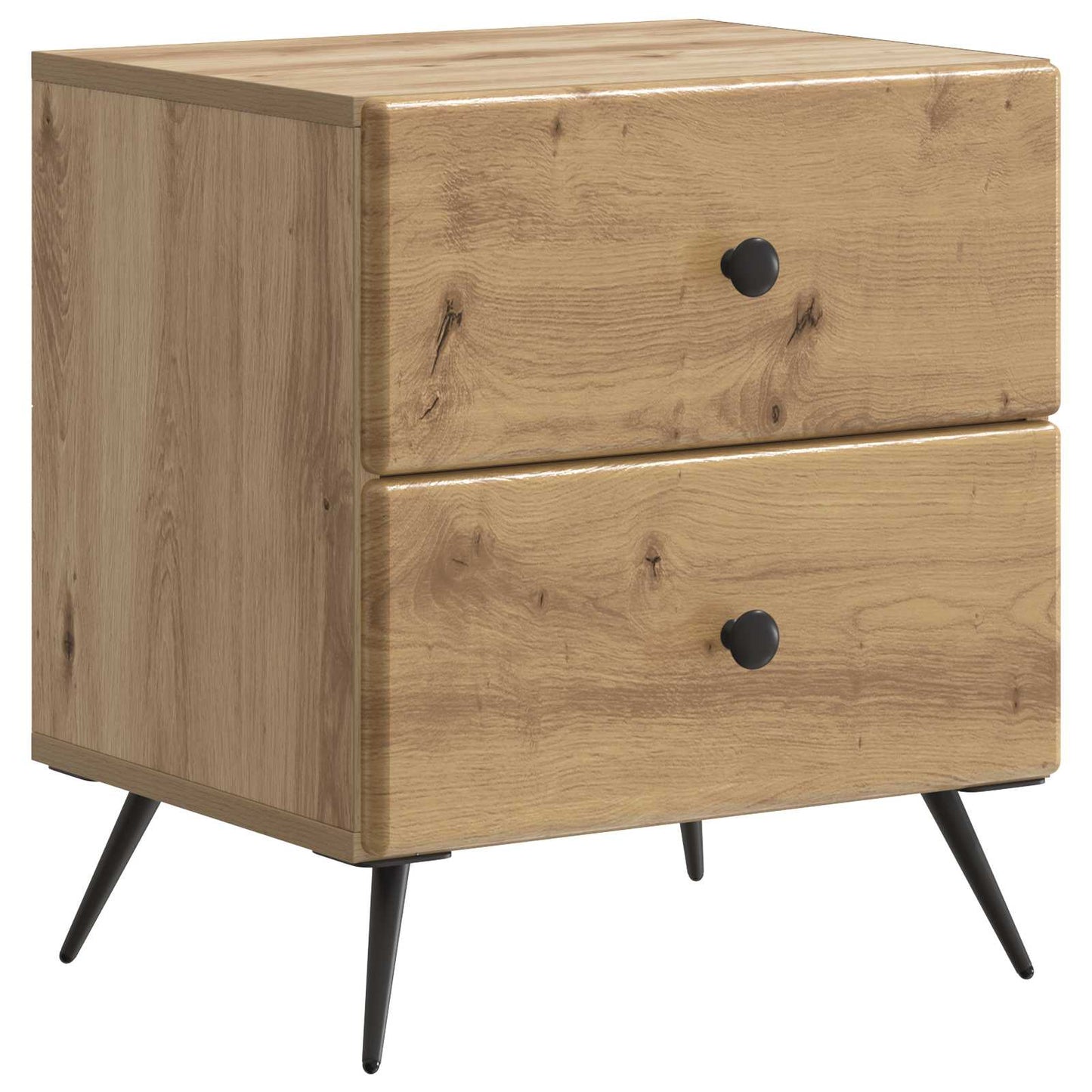 Bedside Cabinet 2 pcs Artisan Oak 43 x 34.5 x 47.5 cm