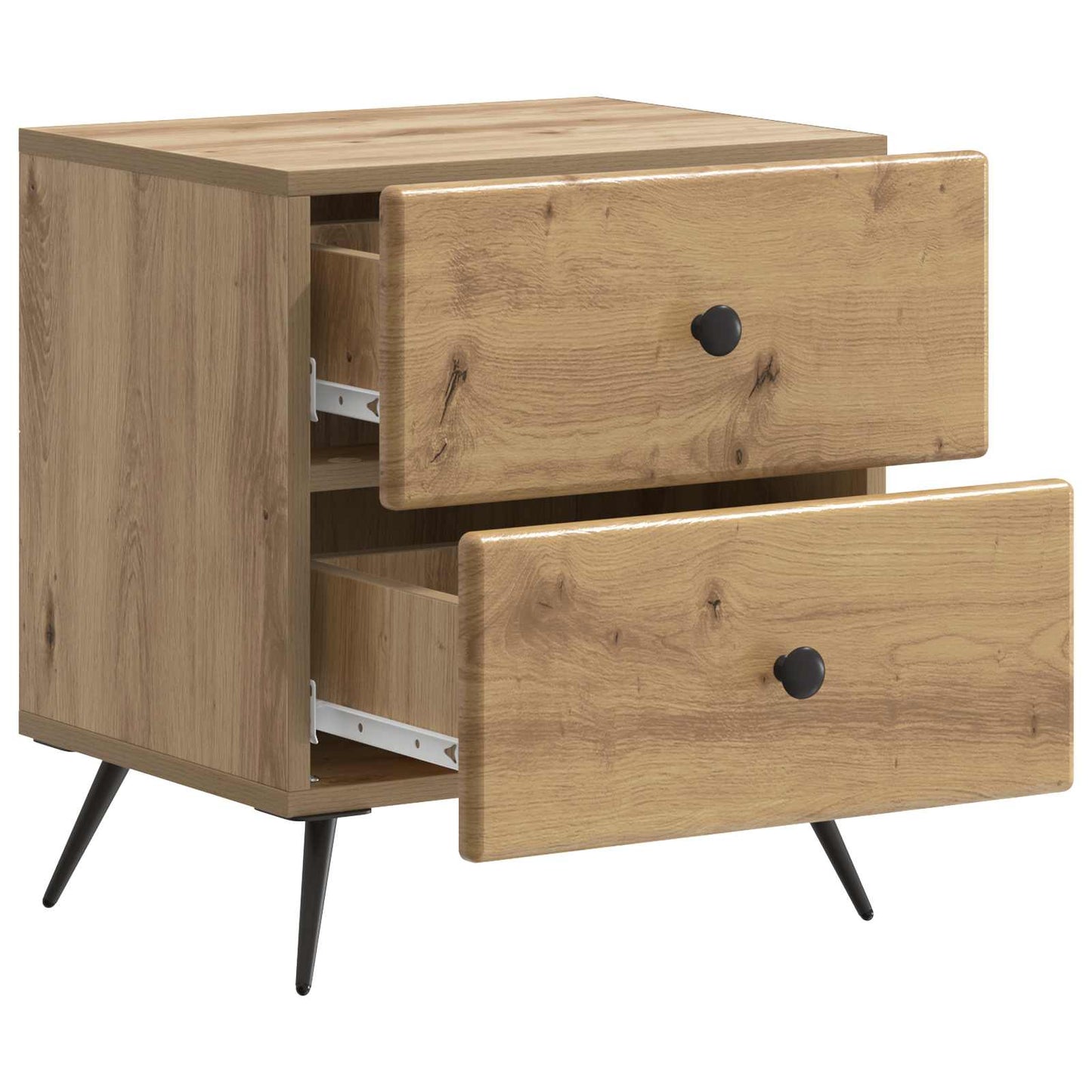 Bedside Cabinet 2 pcs Artisan Oak 43 x 34.5 x 47.5 cm