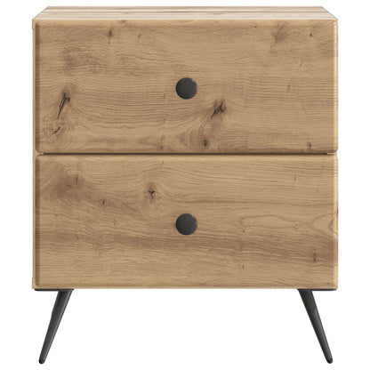 Bedside Cabinet 2 pcs Artisan Oak 43 x 34.5 x 47.5 cm