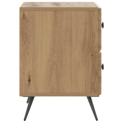 Bedside Cabinet 2 pcs Artisan Oak 43 x 34.5 x 47.5 cm