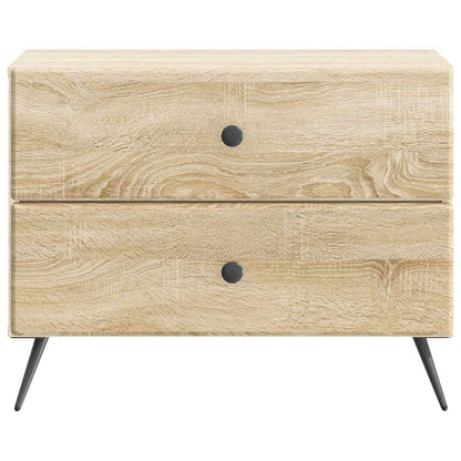 Bedside Cabinet Sonoma Oak 62 x 34.5 x 47.5 cm Engineered Wood