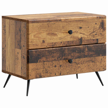 Bedside Cabinet Old Wood 62 x 34.5 x 47.5 cm Engineered Wood