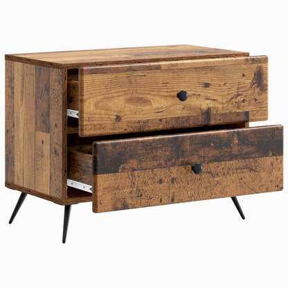 Bedside Cabinet Old Wood 62 x 34.5 x 47.5 cm Engineered Wood