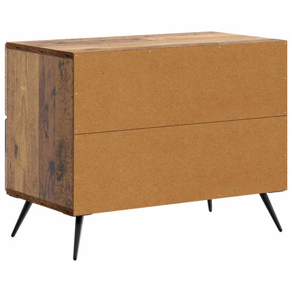 Bedside Cabinet Old Wood 62 x 34.5 x 47.5 cm Engineered Wood