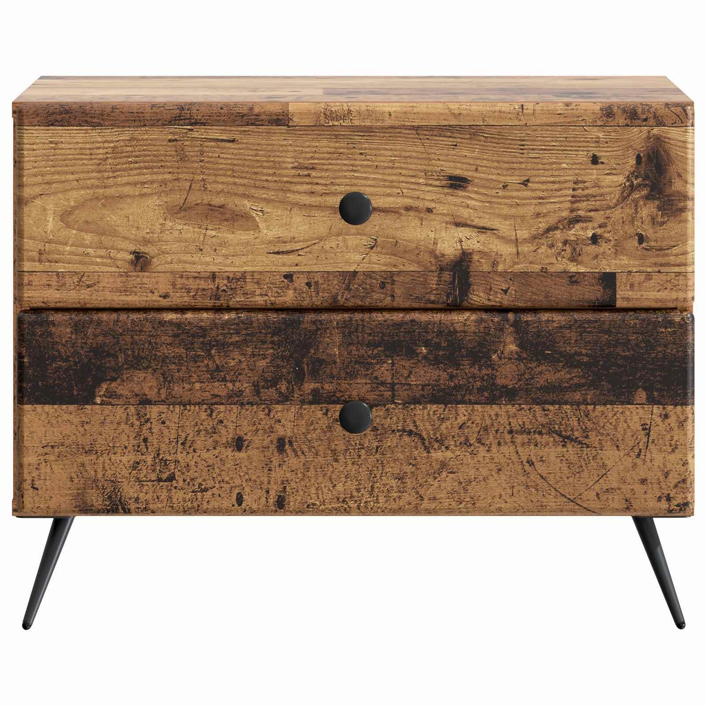 Bedside Cabinet Old Wood 62 x 34.5 x 47.5 cm Engineered Wood