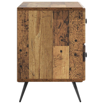 Bedside Cabinet Old Wood 62 x 34.5 x 47.5 cm Engineered Wood