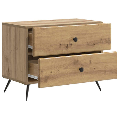 Bedside Cabinet Artisan Oak 62 x 34.5 x 47.5 cm Engineered Wood