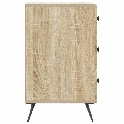 Bedside Cabinet Sonoma Oak 43 x 41 x 66.5 cm Engineered Wood