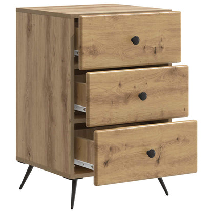 Bedside Cabinet Artisan Oak 43 x 41 x 66.5 cm Engineered Wood