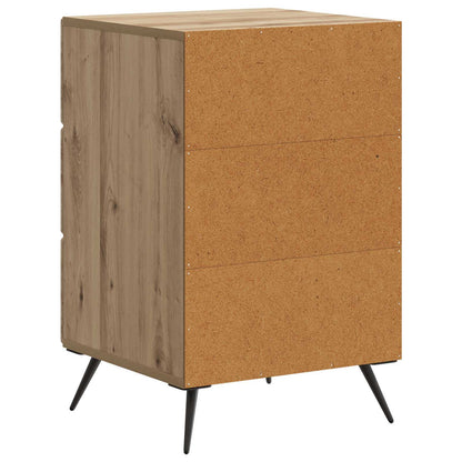 Bedside Cabinet Artisan Oak 43 x 41 x 66.5 cm Engineered Wood