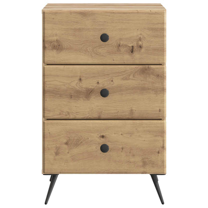 Bedside Cabinet Artisan Oak 43 x 41 x 66.5 cm Engineered Wood