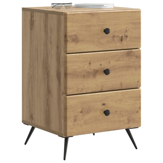 Bedside Cabinet Artisan Oak 43 x 41 x 66.5 cm Engineered Wood