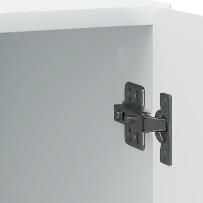 Bedside Cabinet 2 pcs White 43 x 34.5 x 50 cm Engineered Wood