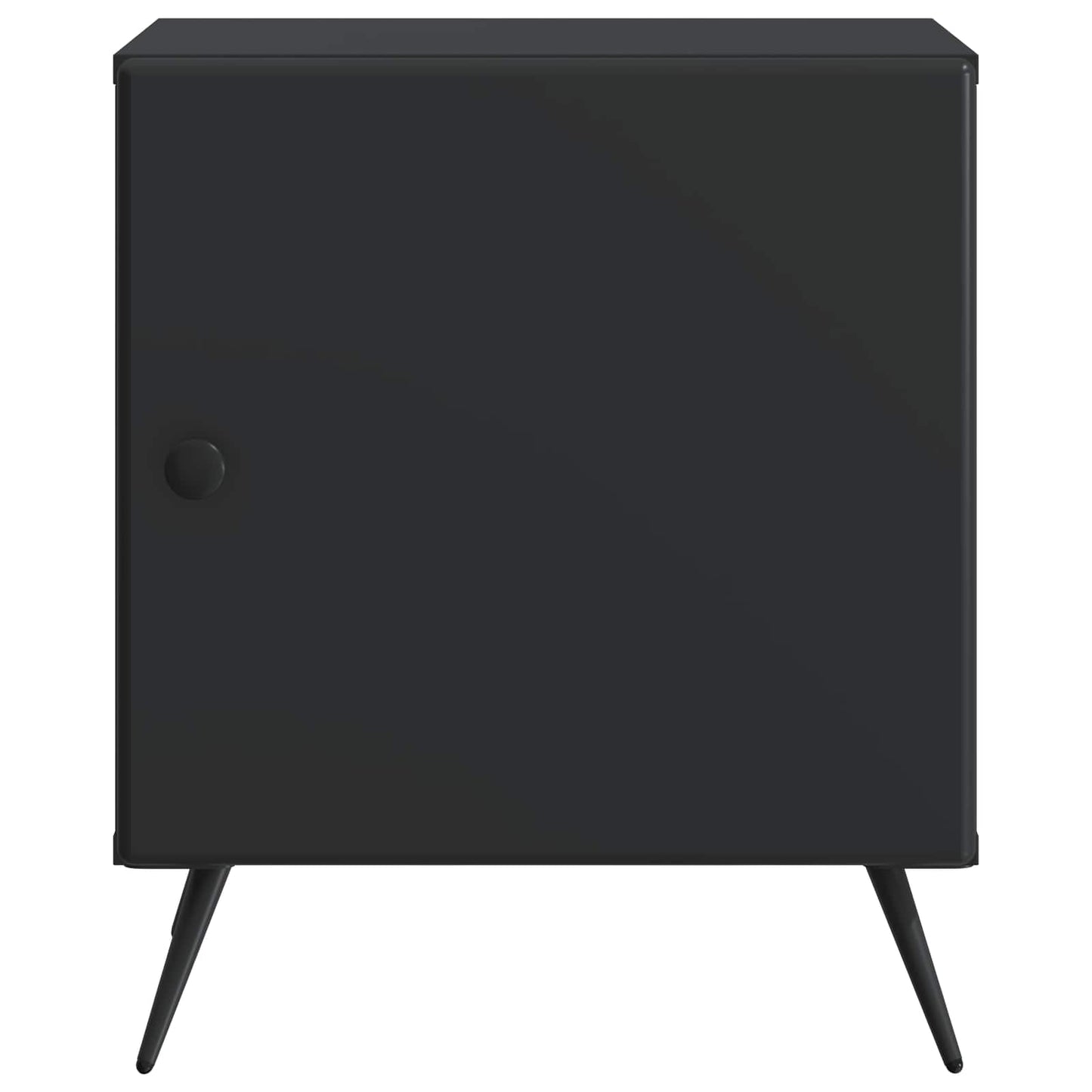 Bedside Cabinet 2 pcs Black 43 x 34.5 x 50 cm Engineered Wood