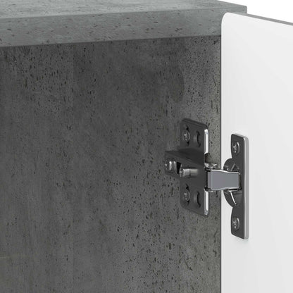 Bedside Cabinet Concrete Grey 43 x 34.5 x 50 cm Engineered Wood