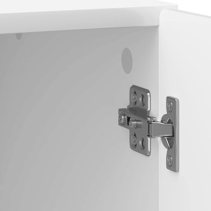Bedside Cabinet 2 pcs High Gloss White 43 x 34.5 x 50 cm