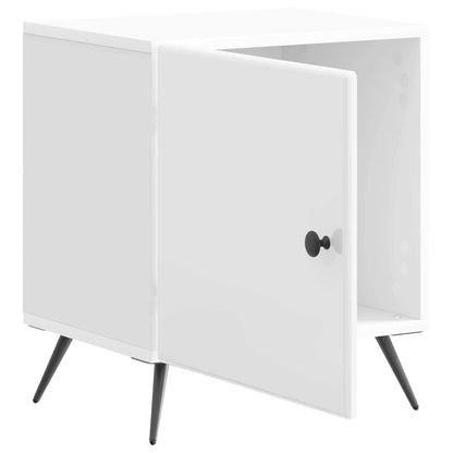 Bedside Cabinet 2 pcs High Gloss White 43 x 34.5 x 50 cm