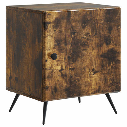Bedside Cabinet Smoked Oak 43 x 34.5 x 50 cm Engineered Wood