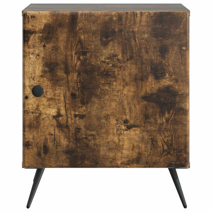 Bedside Cabinet Smoked Oak 43 x 34.5 x 50 cm Engineered Wood