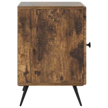 Bedside Cabinet Smoked Oak 43 x 34.5 x 50 cm Engineered Wood