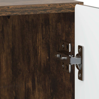 Bedside Cabinet 2 pcs Smoked Oak 43 x 34.5 x 50 cm