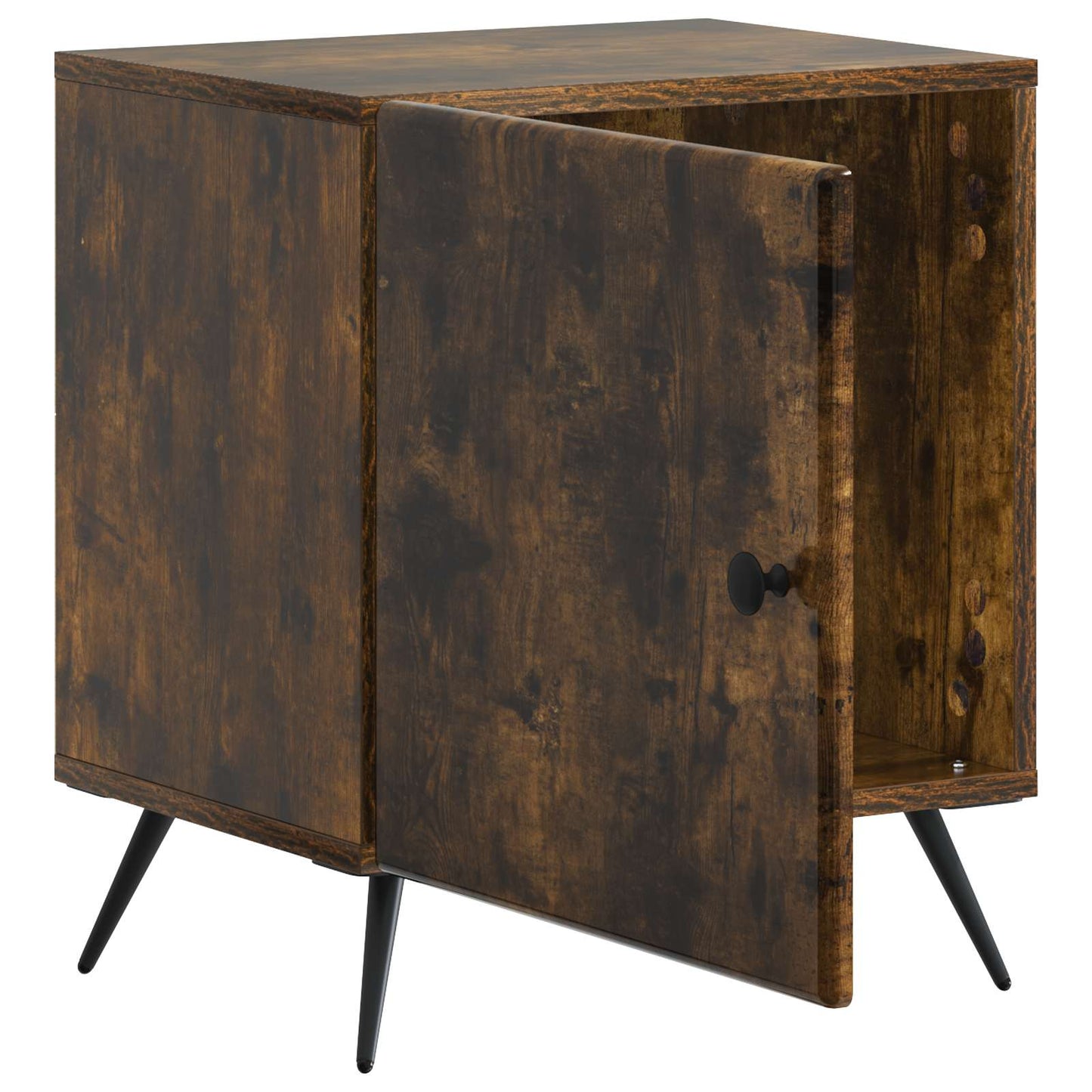 Bedside Cabinet 2 pcs Smoked Oak 43 x 34.5 x 50 cm