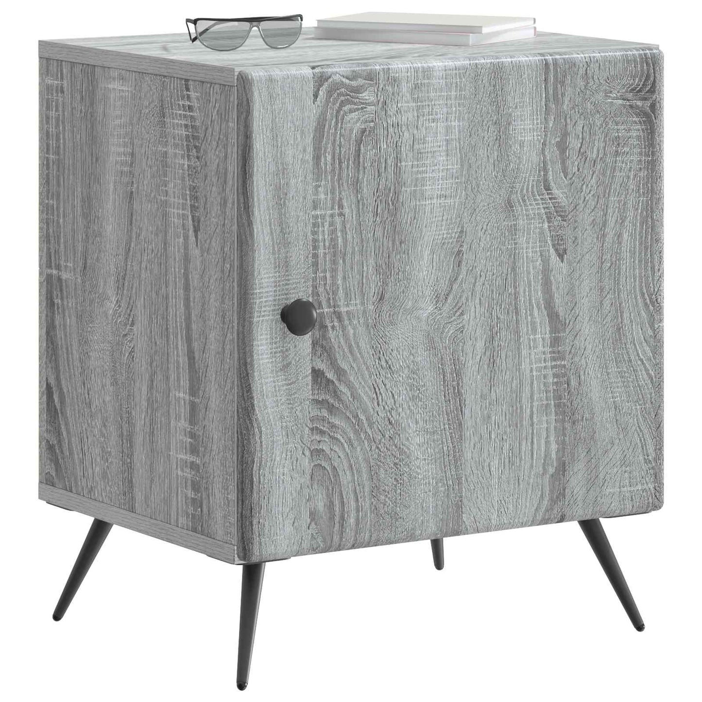 Bedside Cabinet Grey Sonoma 43 x 34.5 x 50 cm Engineered Wood