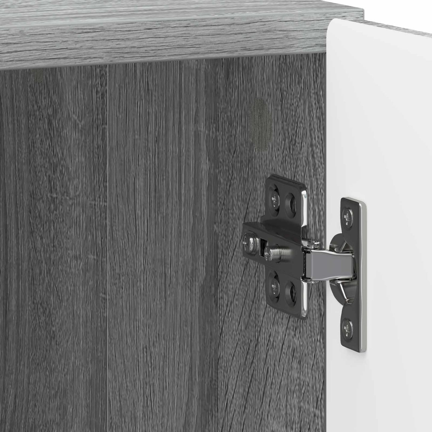 Bedside Cabinet 2 pcs Grey Sonoma 43 x 34.5 x 50 cm