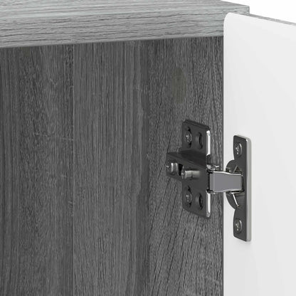 Bedside Cabinet 2 pcs Grey Sonoma 43 x 34.5 x 50 cm