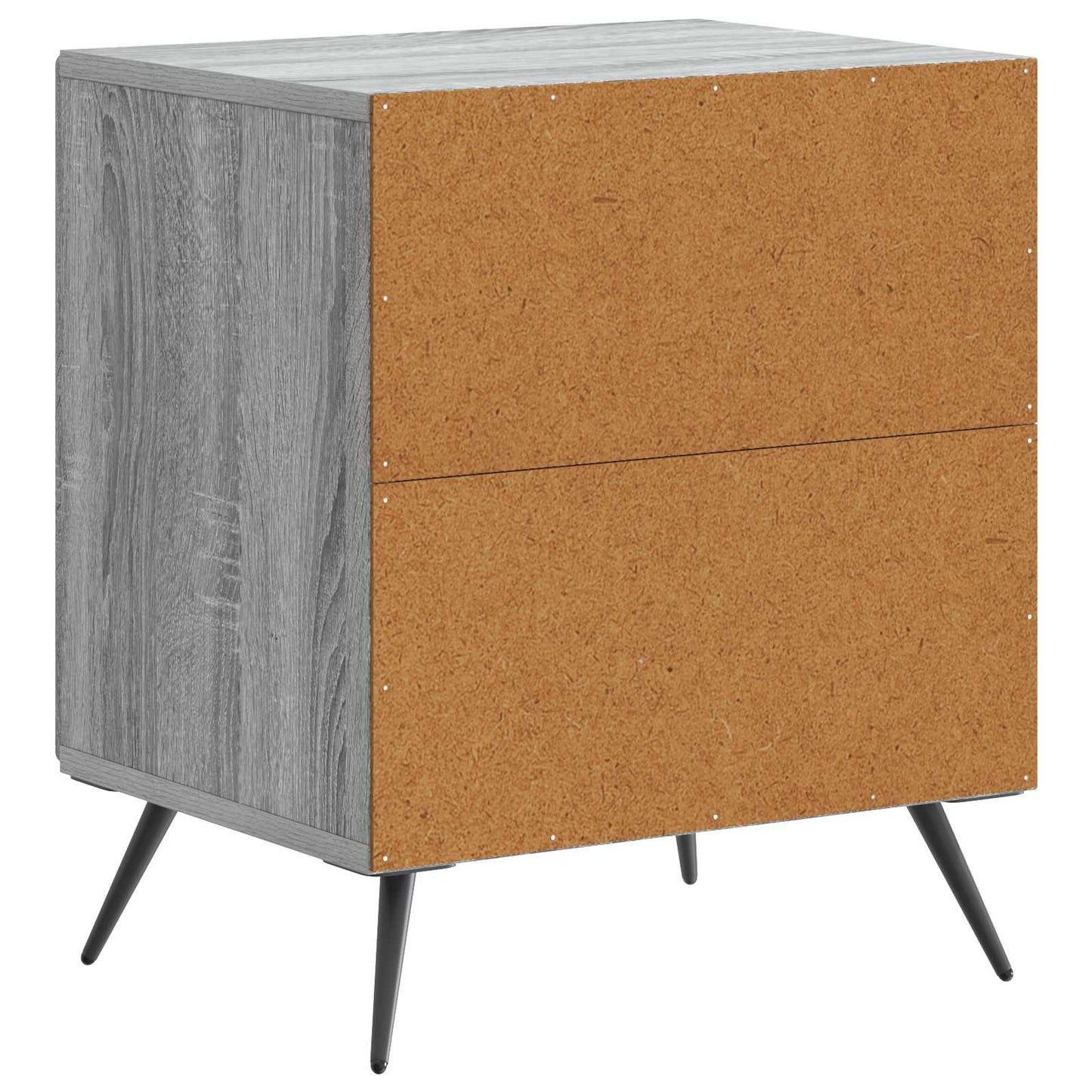 Bedside Cabinet 2 pcs Grey Sonoma 43 x 34.5 x 50 cm