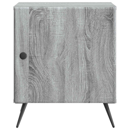 Bedside Cabinet 2 pcs Grey Sonoma 43 x 34.5 x 50 cm