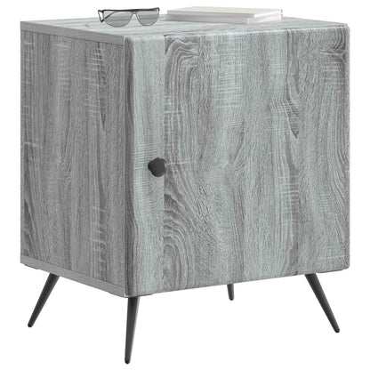 Bedside Cabinet 2 pcs Grey Sonoma 43 x 34.5 x 50 cm