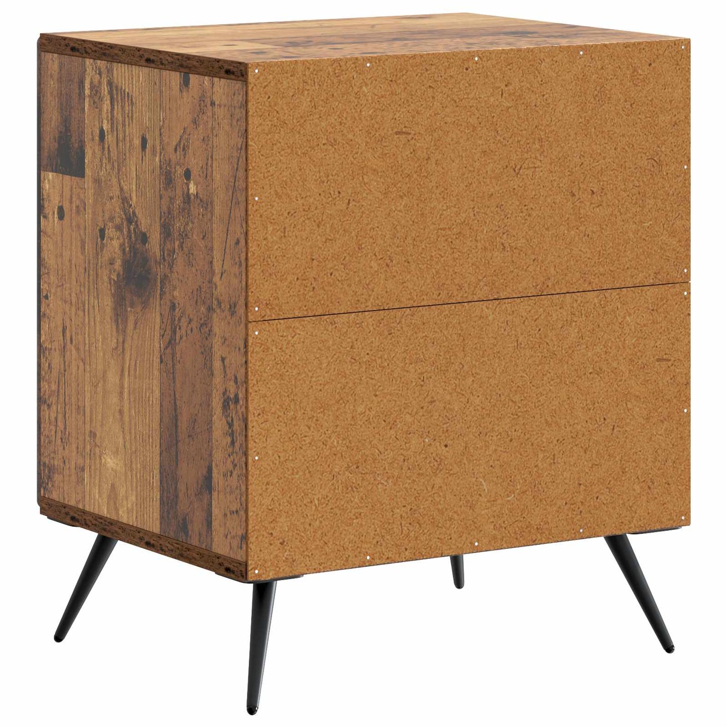 Bedside Cabinet 2 pcs Old Wood 43 x 34.5 x 50 cm