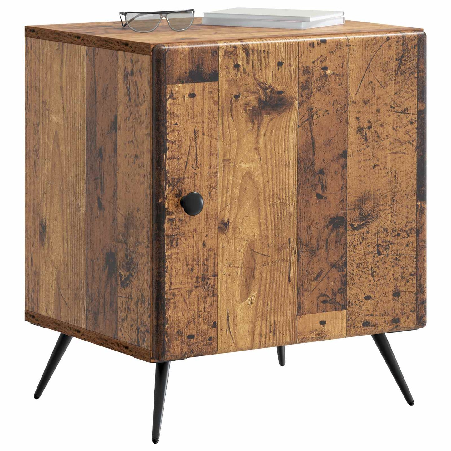 Bedside Cabinet 2 pcs Old Wood 43 x 34.5 x 50 cm