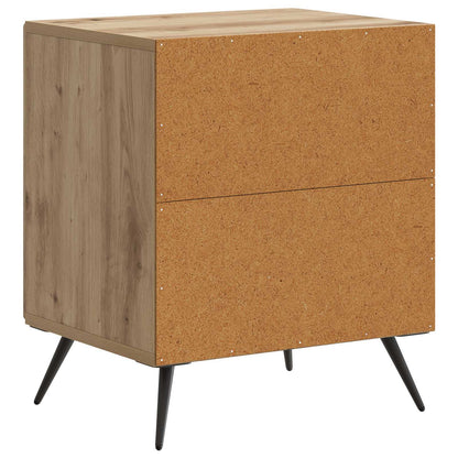 Bedside Cabinet 2 pcs Artisan Oak 43 x 34.5 x 50 cm