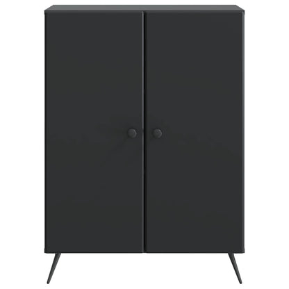 Sideboard Black 66 x 34.5 x 90 cm Engineered Wood