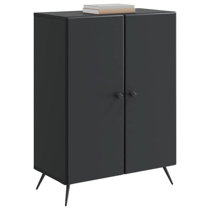 Sideboard Black 66 x 34.5 x 90 cm Engineered Wood