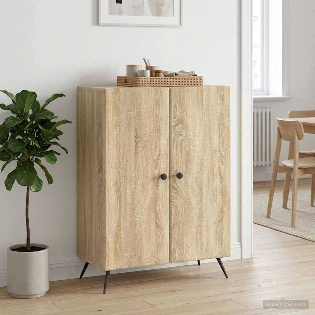 Sideboard Sonoma Oak 66 x 34.5 x 90 cm Engineered Wood